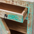 Bedside table with reclaimed wood 'Jastaa' 