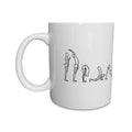 Ceramic Mug - Yoga Pose Design - Yoga Teacher Gift 