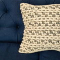 Cushion Cover Black and White 'Tolee' 