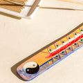 Falit Wooden Incense Holder - Ying and Yang Design 
