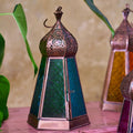 Lanternes marocaines en verre