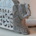 Elephant design marble coaster