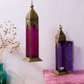 Marokkanische Glas-Kerzenhalter