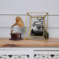 Photo Frames | Metal with Gold Finish | Set of 2 