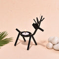 Cast iron reindeer shaped tealight holder