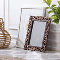 Wooden Frame Mirror 'Darpan' 